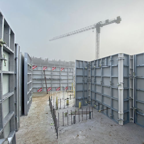 Modulschalung - ECOAS - Meva - Rahmen / galvanisiertem Stahl / Polypropylen