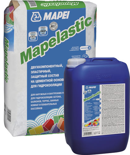 Dichtungsmörtel - MAPELASTIC - MAPEI - Schutz / für Mauerwerk / für Beton