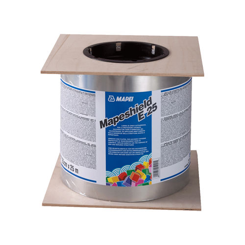 Galvanische Anode / für Stahlbeton - MAPESHIELD E 25 - MAPEI - Schutz / Zink / selbstklebend