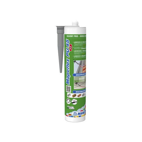 Elastische Dichtungsmasse - MAPEFLEX PU 45 FT - MAPEI - auf Polyurethan-Basis / zur Abdichtung / selbstklebend