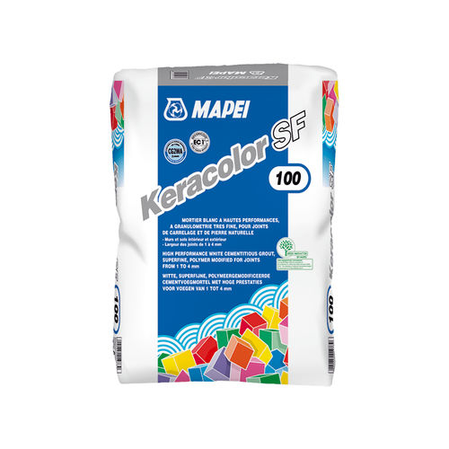 Klebemörtel für Verfugung - KERACOLOR SF - MAPEI - Spachtel / zur Endbearbeitung / weiß