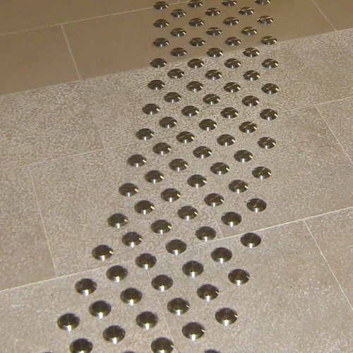 Taktiler Bolzen / Edelstahl - PODOINOX - MARCAL