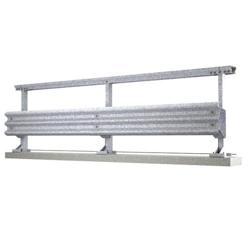 Leitplanke / galvanisiertem Stahl - H3-W5 - MARCEGAGLIA - für Brückenbau