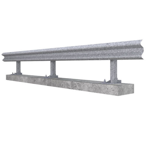 Leitplanke / galvanisiertem Stahl - H2-W4 - PAB CE P  - MARCEGAGLIA - für Brückenbau
