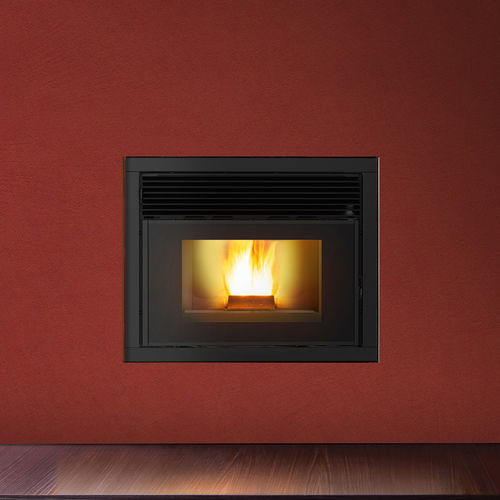 Pellet-Kamineinsatz - QBOX 70 - MCZ - mit Zwangskonvektion / modern / mit Fernbedienung