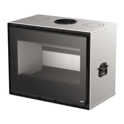 Holz-Kamineinsatz - QBOX 60 - MCZ - Stahl / modern / Klasse A+