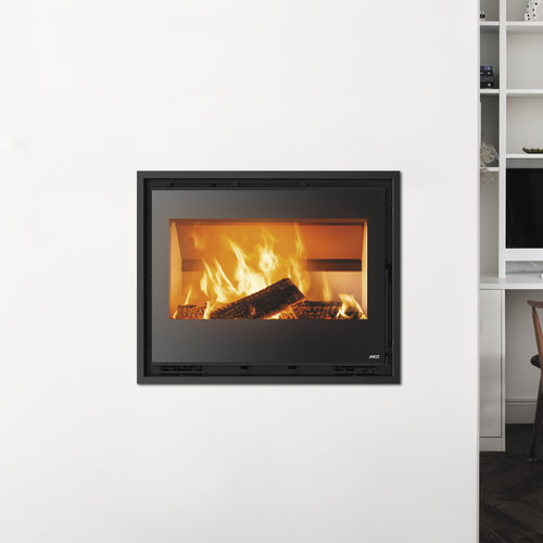 Holz-Kamineinsatz - QBOX 70 - MCZ - Stahl / modern / Klasse A+