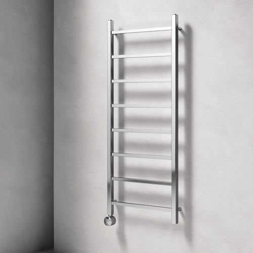 Moderner Badheizkörper - TOWER 20 INOX - Caleido srl - elektrisch / Heißwasser / 0...500 w