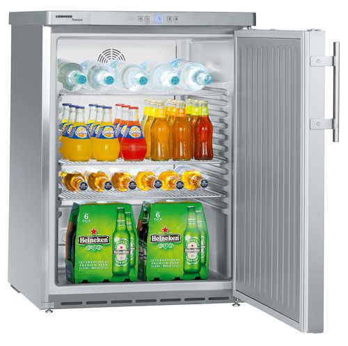 Unterbaukühlschrank - FKUV 1660 PREMIUM - LIEBHERR - für Privatgebrauch / freistehend / Edelstahl