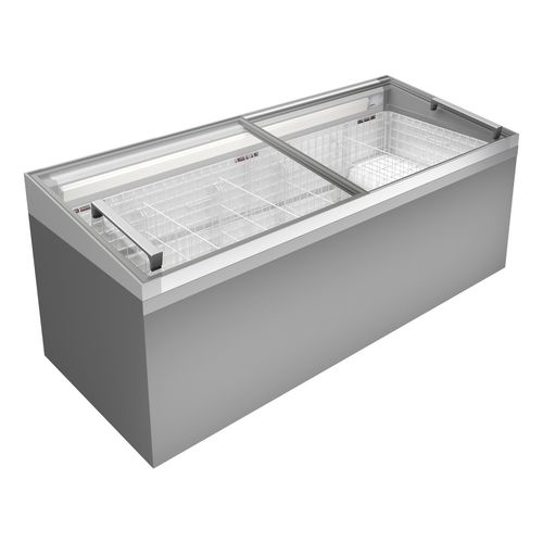 Profi-Gefrierschrank - SGTS 852 - LIEBHERR - Truhe / grau / verglast