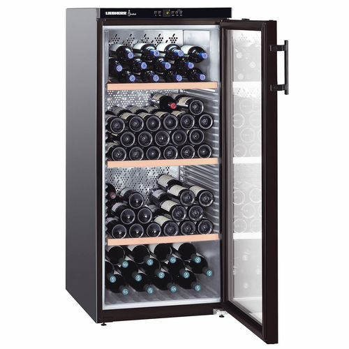 Weinkühlschrank für professionellen Einsatz - WKB 3212 VINOTHEK - LIEBHERR - freistehend / Stahl / verglast