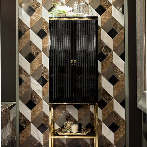 Säulenschrank für Badezimmer - ACADEMY - Oasis Group srl - Art Deco