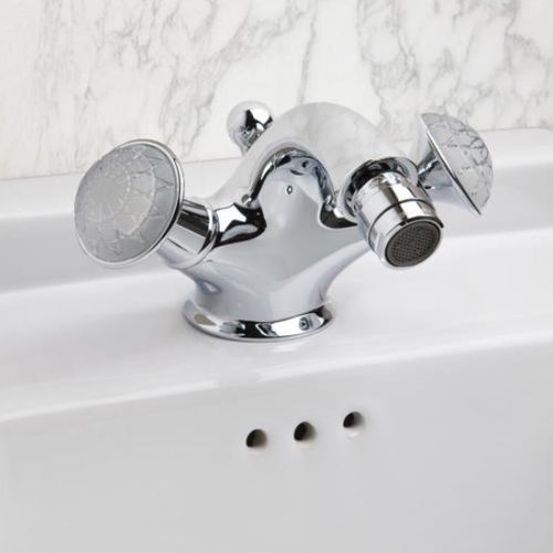 Bidet-Zweigriffmischer - VENICE 000RBVE020CR - Oasis Group srl - Aufsatz / aus verchromtem Metall / für Badezimmer