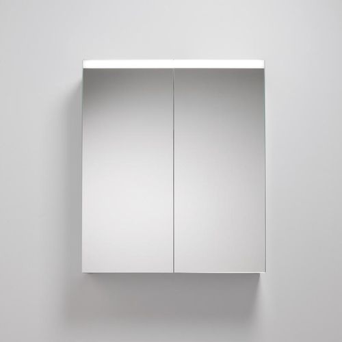 Badezimmerschrank mit Spiegel / mit integrierter Beleuchtung - VITTORIA 2 DOORS - Oasis Group srl - modern / wandmontiert