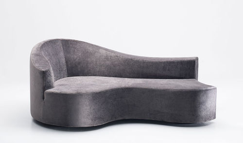 Moderne Récamiere - ELISE - Antidiva - Stoff / Leder
