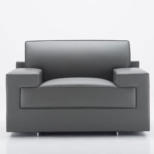 Moderner Sessel - EGO - Antidiva - Leder / Stoff / Contract