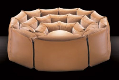 Rundes Sofa - MICAMA - Antidiva - modern / Stoff / Leder
