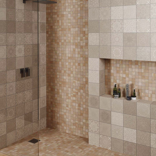 Porzellanfliesen - G-MANDALA - APAVISA PORCELANICO - in Naturoptik / für den Innenraum / für Badezimmer