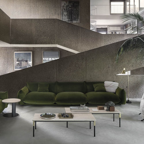 Modernes Sofa - MARENCO - Arflex - Stoff / Leder / mit abnehmbarem Bezug