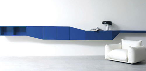 Wandmontiertes Sideboard - HILLSIDE - Arflex - modern / Holz