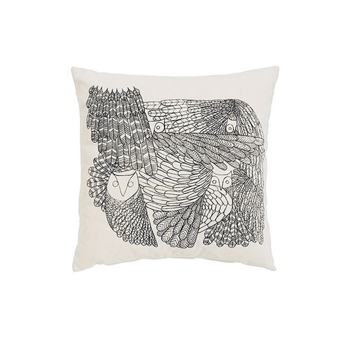 Kissen für Sofas - OWL - Arper - quadratisch / Tiermuster / für Privatgebrauch