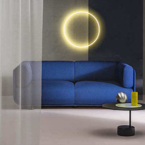 Modernes Sofa - Shaal - Arper - Stoff / Leder / mit Armlehnen