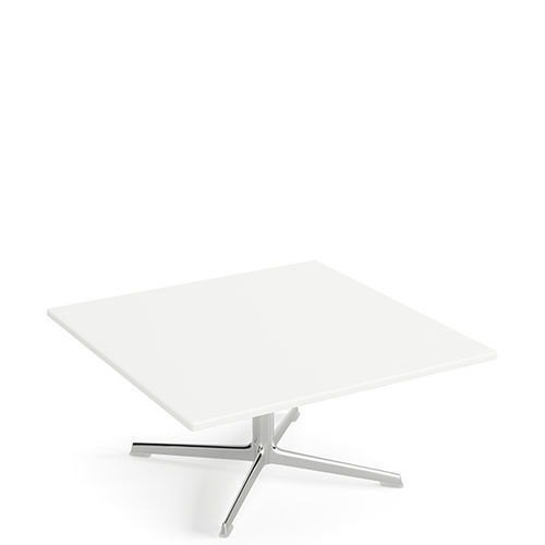 Moderner Couchtisch - FRED  - Arper - MDF / Gestell aus gestrichenem Aluminium / quadratisch