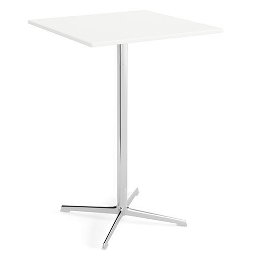 Moderner Stehtisch - FRED - Arper - MDF / Gestell aus gestrichenem Aluminium / quadratisch