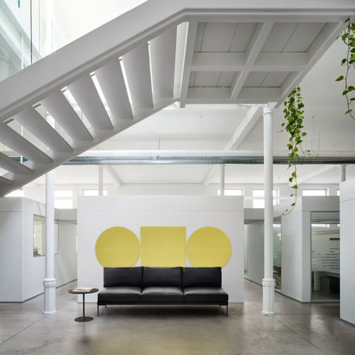 Modulsofa - ZINTA - Arper - Eck / modern / Stoff