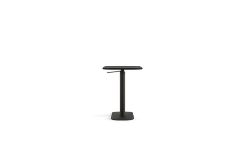 Moderner Couchtisch - RALIK  - Arper - Eiche / Sperrholz / Gestell aus gestrichenem Metall