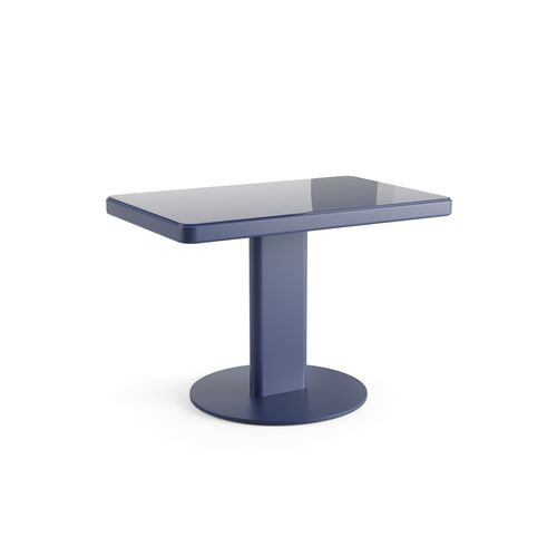 Moderner Beistelltisch - ROOPA - Arper - MDF / Glas / Gestell aus Metall