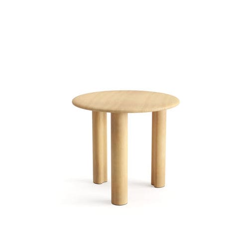 Moderner Couchtisch - 7006 - Arper - MDF / Eiche / Gestell aus Holz