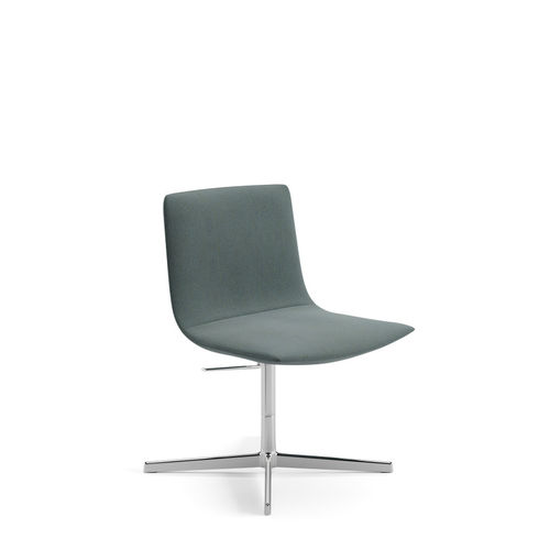 Moderner Chefsessel - CATIFA SENSIT - Arper - Leder / beschichtetes Textil / Aluminium