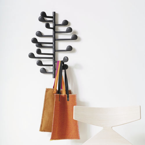 Wandmontierter Garderobenständer - SONG - Arper - modern / Stahl / Aluminium