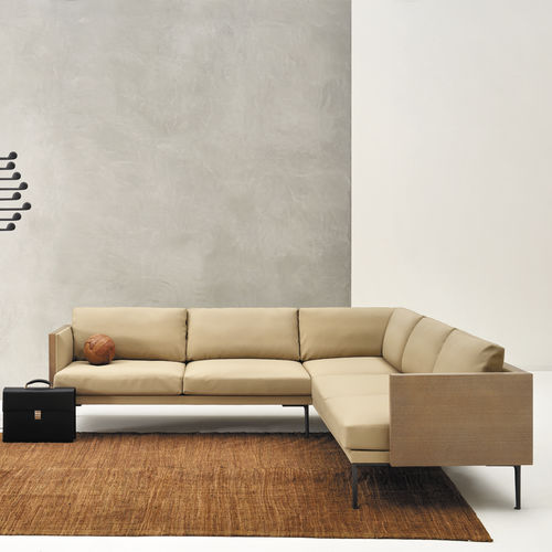 Modulsofa - STEEVE - Arper - modern / Stoff / Leder