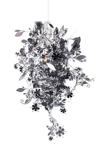 Hängelampe - GARLAND BLACK - Artecnica - Edelstahl / Stahl / Metall