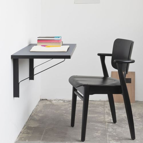 Wandmontierter Schreibtisch - Kaari - Artek - modern / Eiche / Stahl