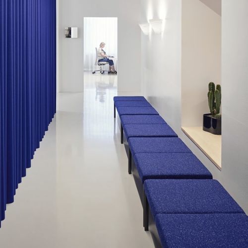 Moderne Polsterbank - KIKI - Artek - Stoff / Leder / Gestell aus Stahl