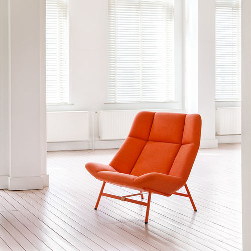 Moderner Sessel - Soft Facet - Artifort - Stoff / Leder / pulverbeschichteter Stahl