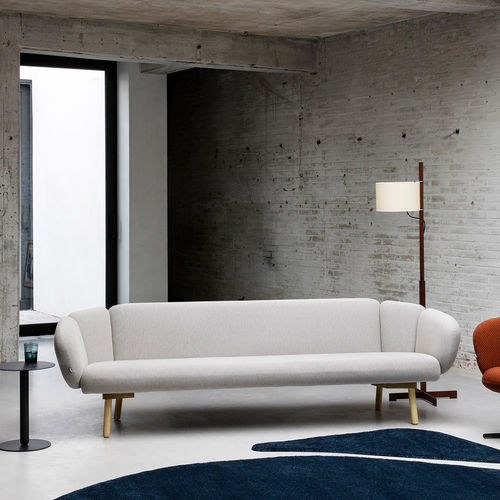 Modernes Sofa - Bras - Artifort - Stoff / mit hoher Rückenlehne / grau