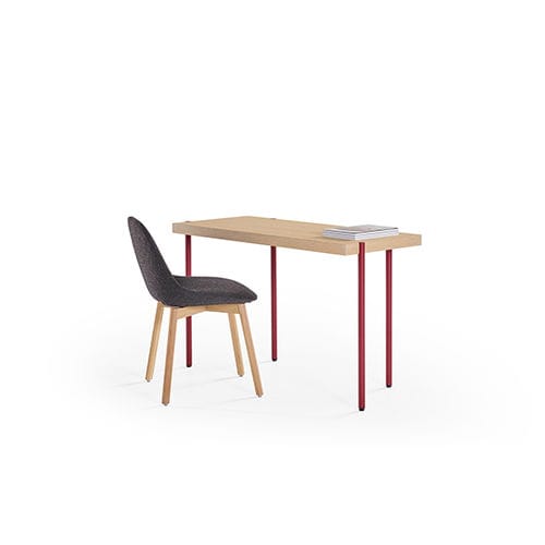 Moderner Schreibtisch - PALLADIO - Artifort - Holzfurnier / MDF / Edelstahl