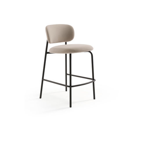 Moderner Barhocker - Aloa - Artifort - Leder / Stoff / Gestell aus Stahl