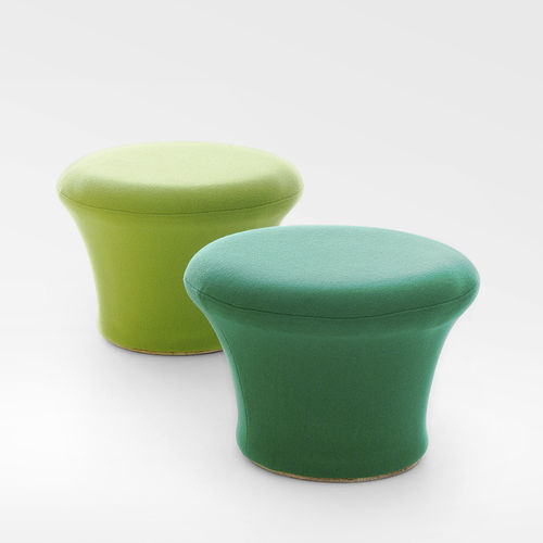 Modernes Sitzkissen - Mushroom P - Artifort - Stoff / rund / von Pierre Paulin