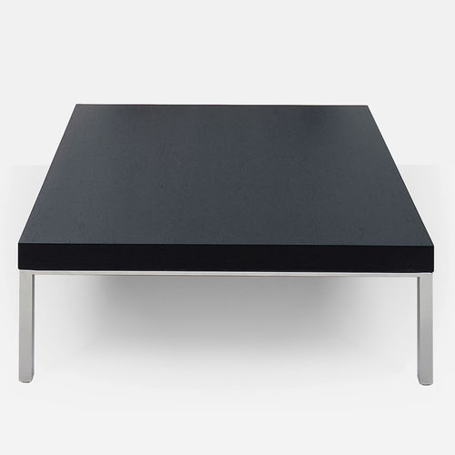 Moderner Couchtisch - T905 - Artifort - Eiche / Holzfurnier / Gestell aus verchromtem Metall