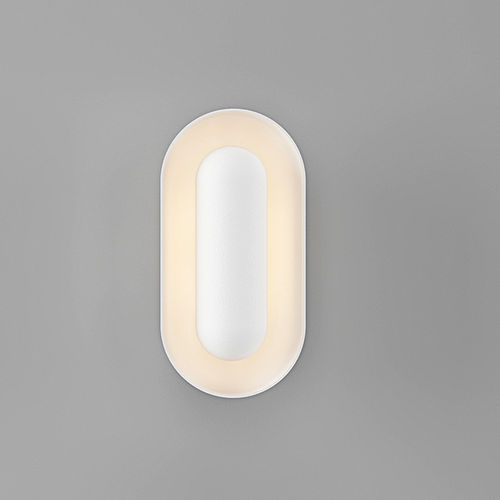 Moderne Wandleuchte - CAPSULE - Autoban - für Außenbereich / Stahl / oval