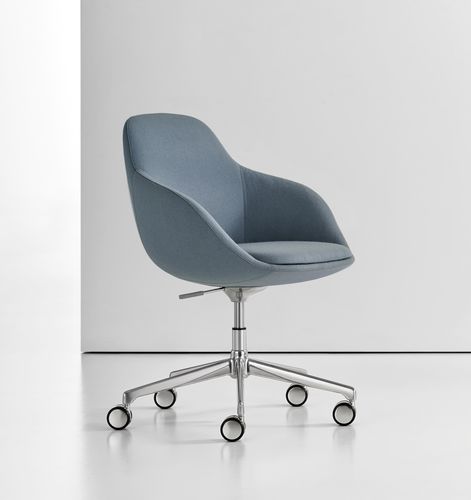 Moderner Bürostuhl - CHANTAL - BERNHARD design - für den Innenraum / Leder / Stoff