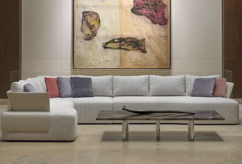 Modulsofa - Alloro - BERNHARD design - modern / Stoff / Leder