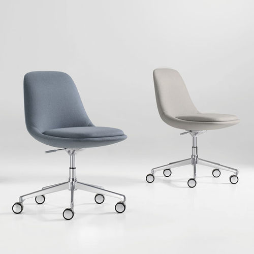 Moderner Bürostuhl - CHLOE - BERNHARD design - für den Innenraum / Leder / Stoff