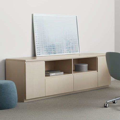 Modernes Sideboard - A.K.A. - BERNHARD design - Eiche / Nussbaum / Holzfurnier