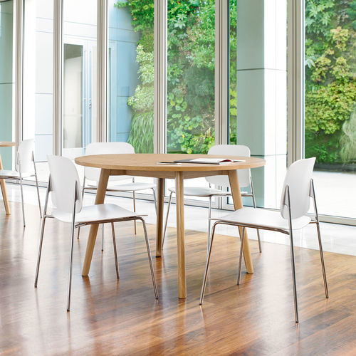 Besprechungstisch / skandinavisches Design - SOLEM - BERNHARD design - Holzfurnier / Eiche / Laminat